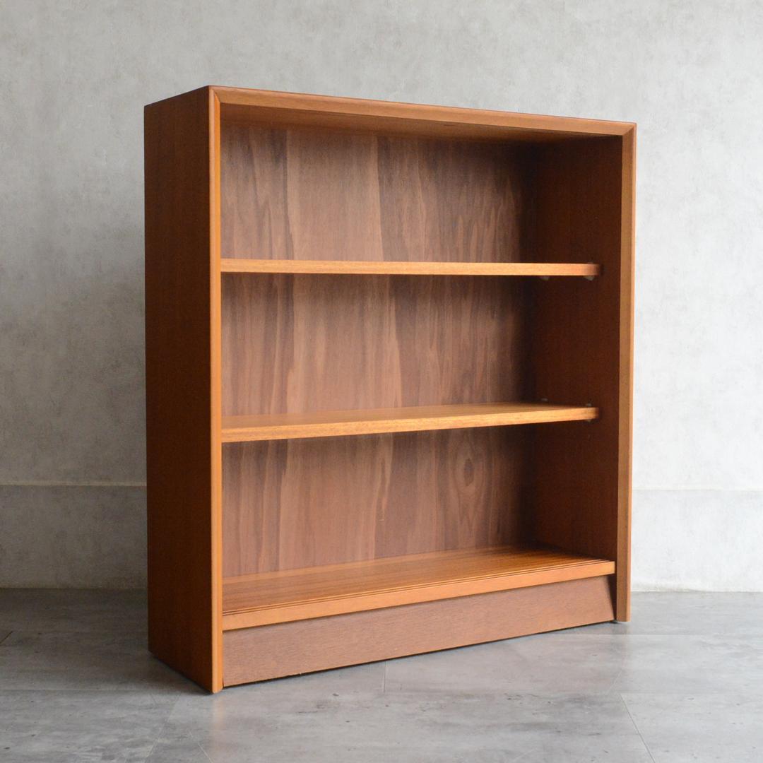 イギリスヴィンテージ チーク ガラスキャビネット ディスプレイ 飾り棚 本棚