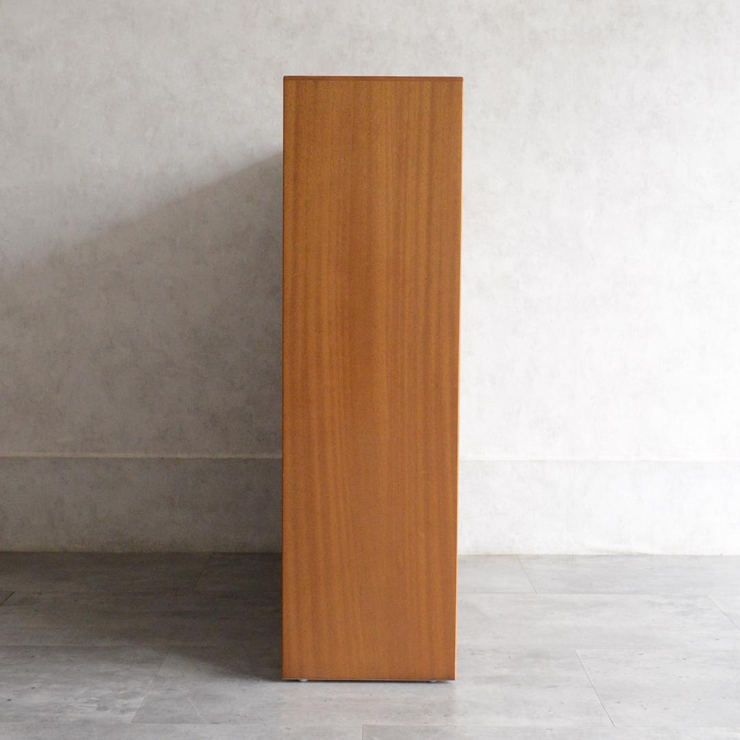 イギリスヴィンテージ チーク ガラスキャビネット ディスプレイ 飾り棚 本棚