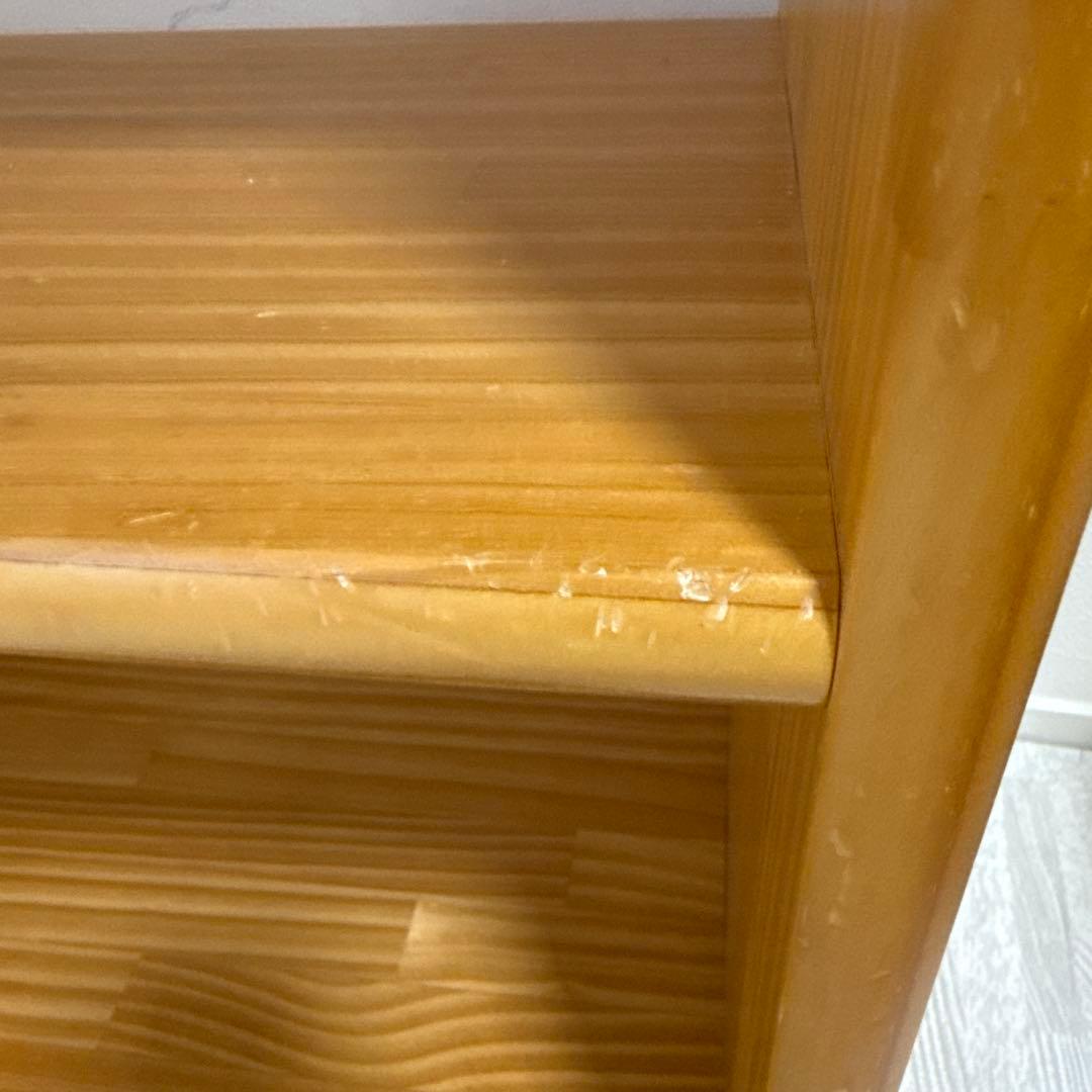 モンテッソーリ　ブロック社　白木棚