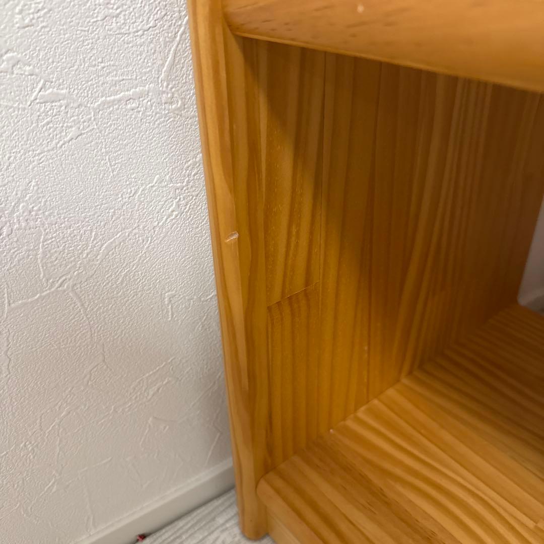 モンテッソーリ　ブロック社　白木棚