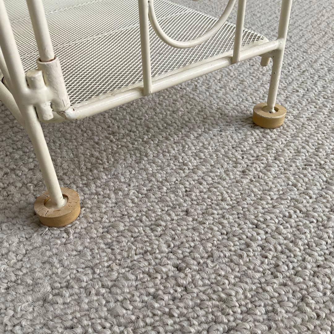 アイアンラック　オープンラック　4段　フェミニン　アンティーク　オフホワイト