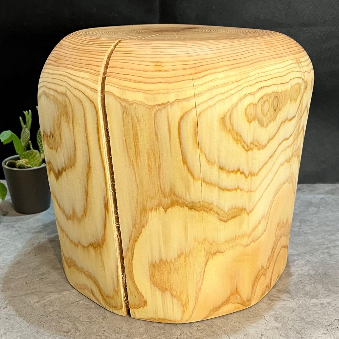 1073 切り株　丸太　スツール　丸太椅子　チェア　ディスプレイ台　インテリア