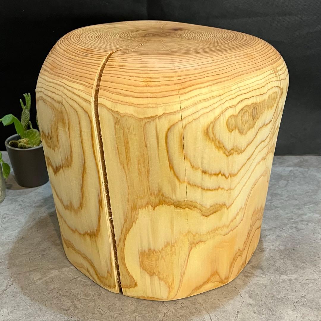 1073 切り株　丸太　スツール　丸太椅子　チェア　ディスプレイ台　インテリア