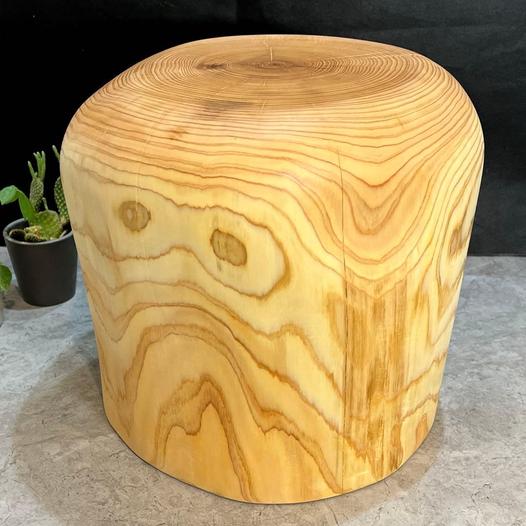 1073 切り株　丸太　スツール　丸太椅子　チェア　ディスプレイ台　インテリア