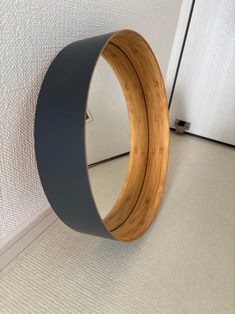 TEORI テオリ　ZERO ゼロ 壁掛けミラー　Sサイズ 墨色