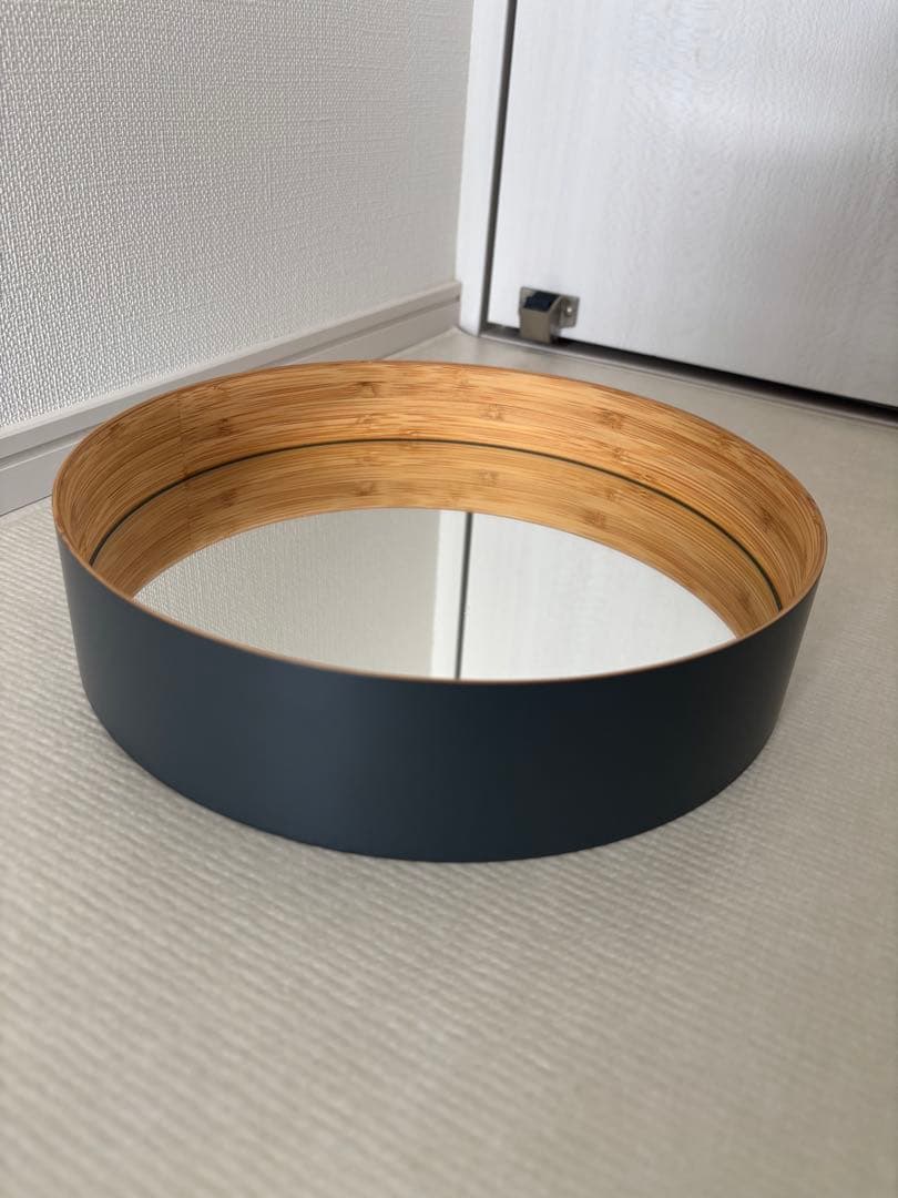 TEORI テオリ　ZERO ゼロ 壁掛けミラー　Sサイズ 墨色