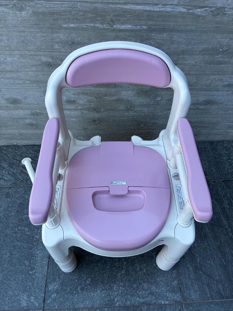 安寿　ポータブルトイレ　アロン化成　FX-CP 補高ナシ サクラ