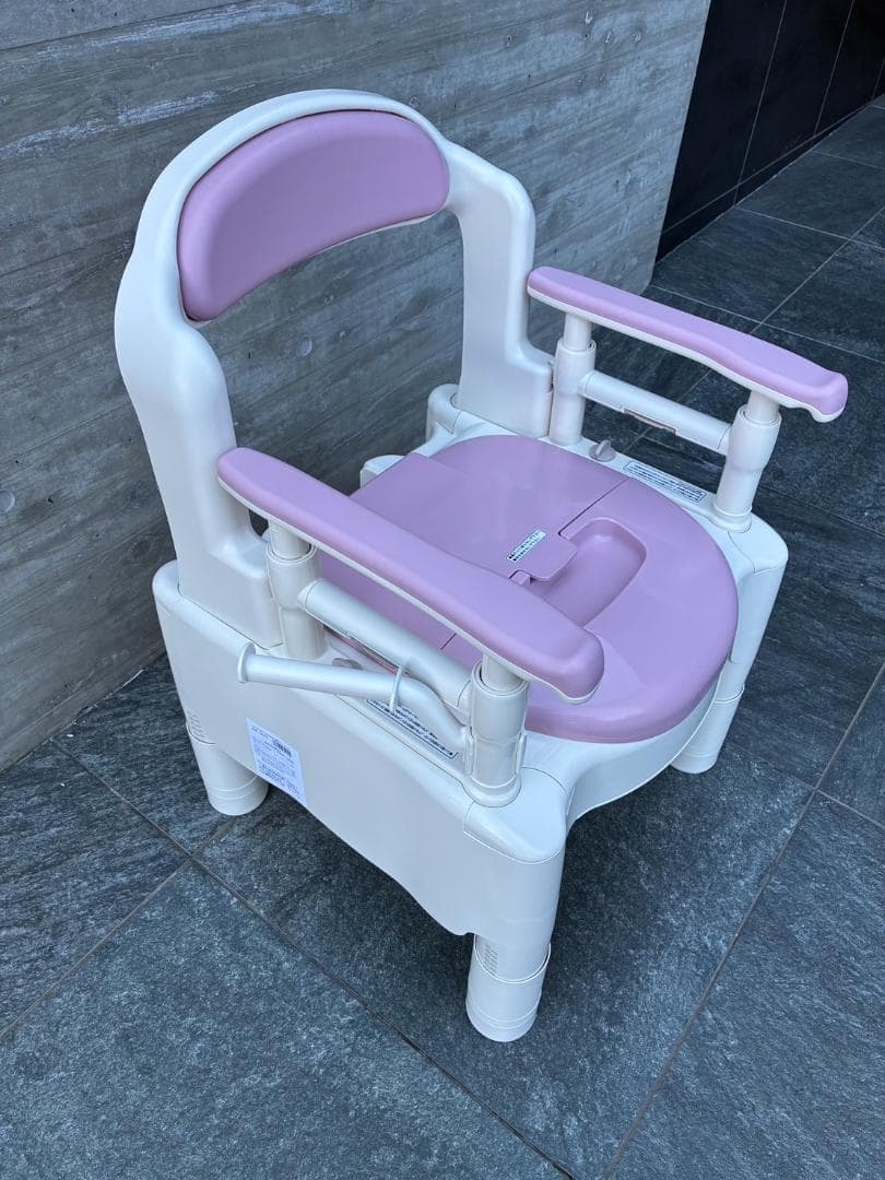 安寿　ポータブルトイレ　アロン化成　FX-CP 補高ナシ サクラ