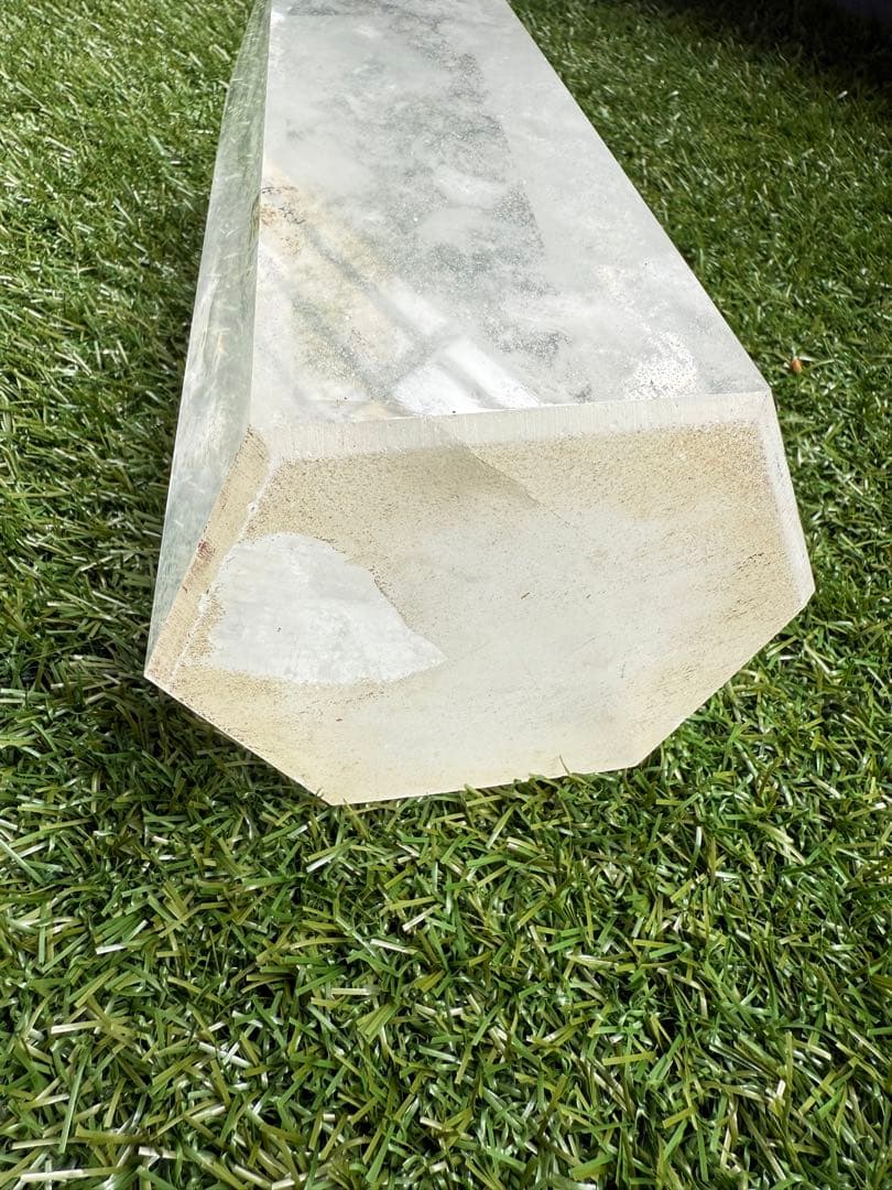 水晶 六角柱 特大4.45kg 29cm 浄化に