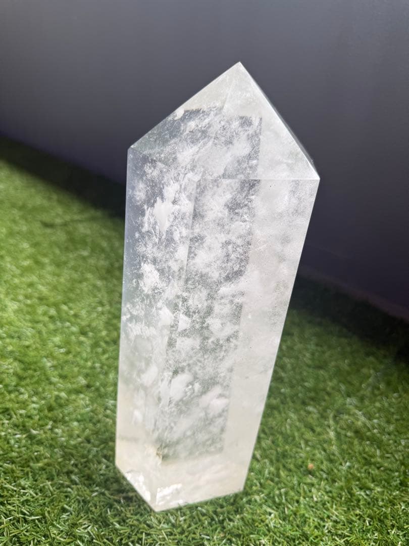 水晶 六角柱 特大4.45kg 29cm 浄化に