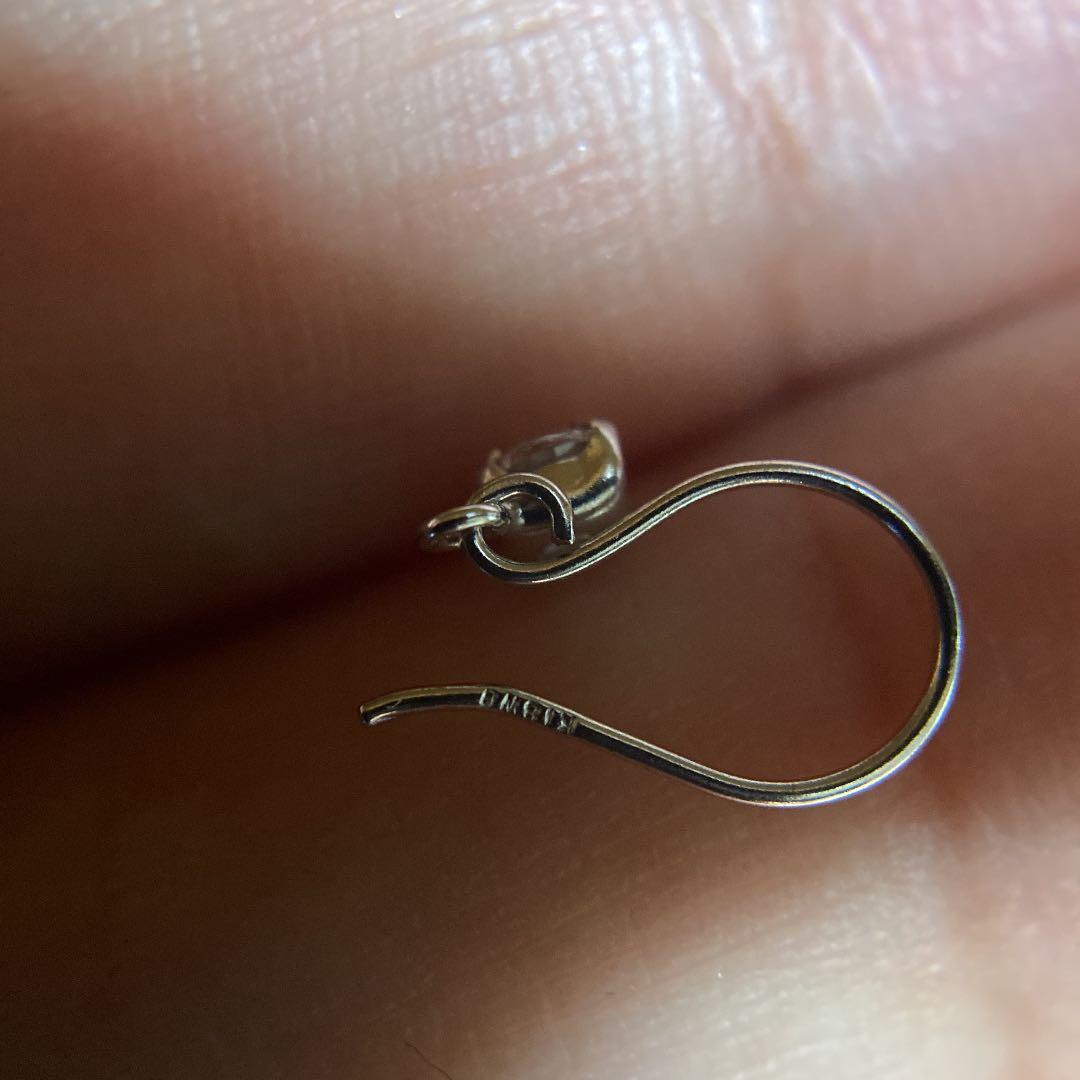 天然エメラルド　K18WG ピアス　最終値下げ