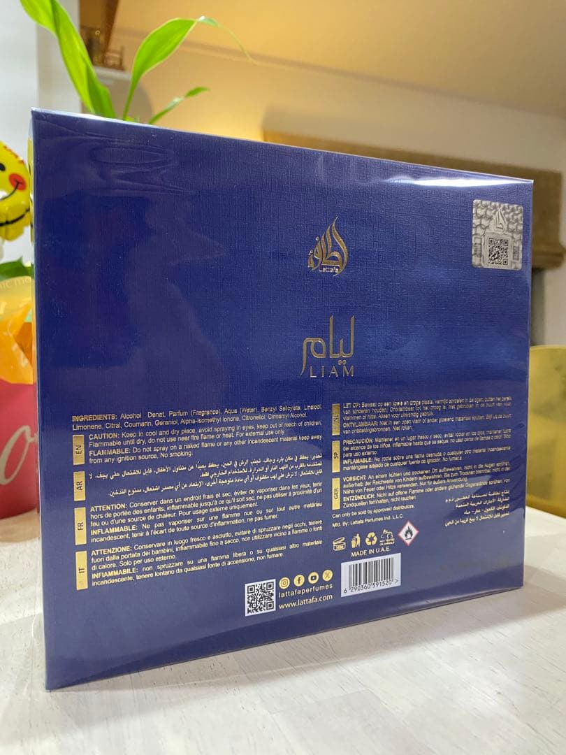 香水(男性用) Lattafa Liam Blue Shine