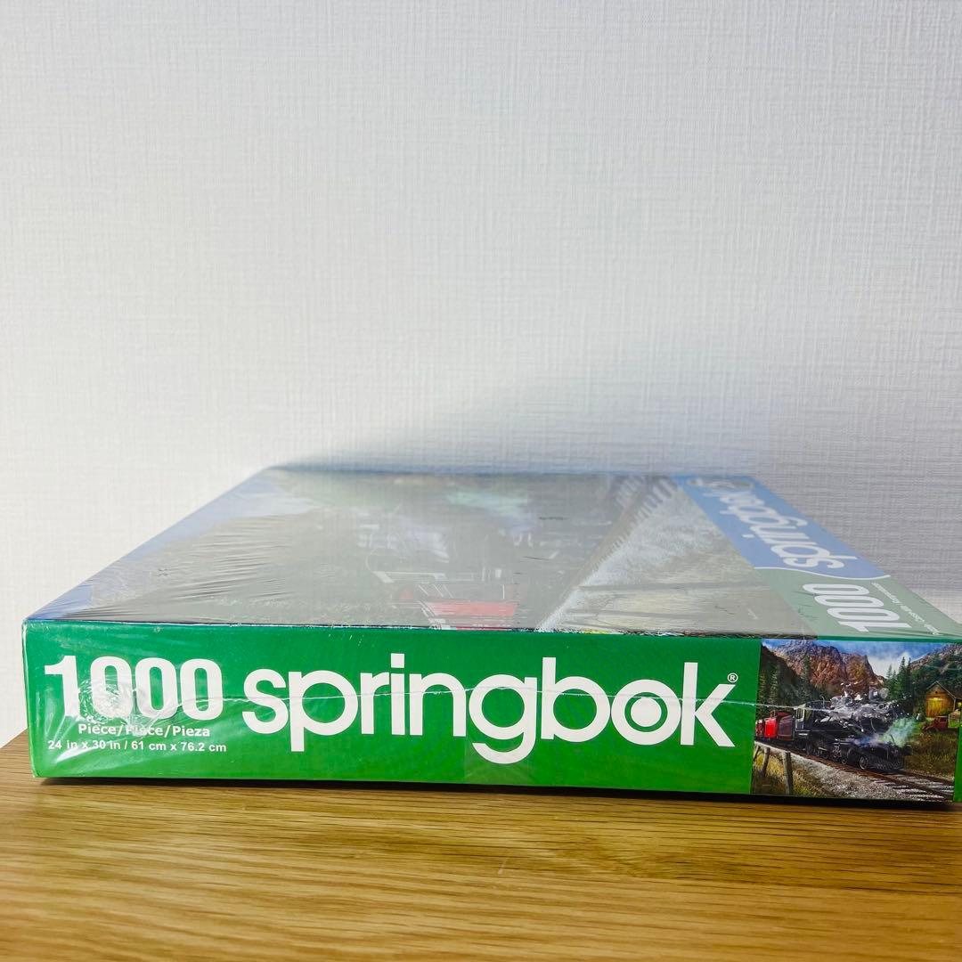 【新品未開封】ジグソーパズル 1000ピース「Timber Pass」蒸気機関車