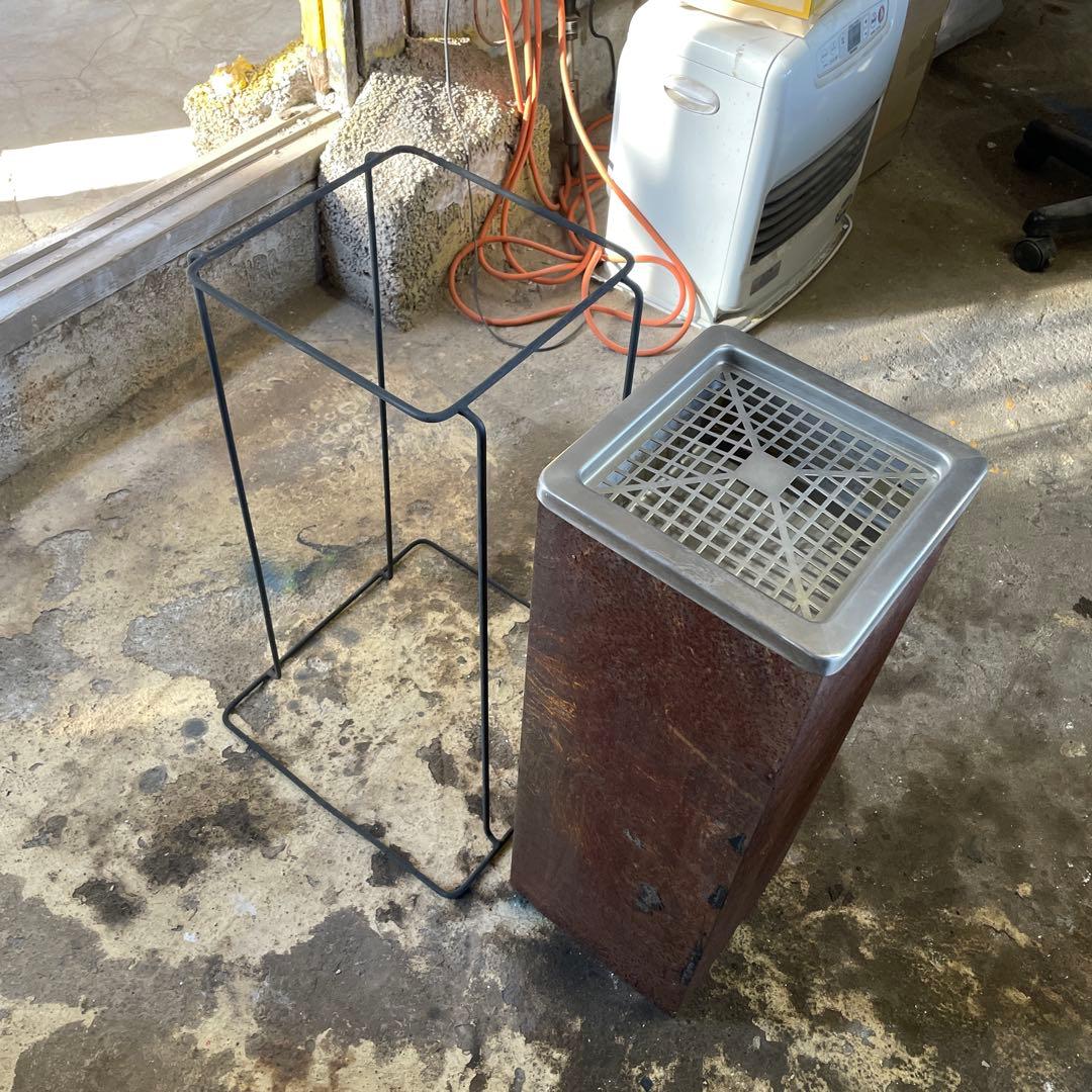 工場灰皿 スタンド灰皿 アイアンフレーム付き インダストリアル シャビー 昭和