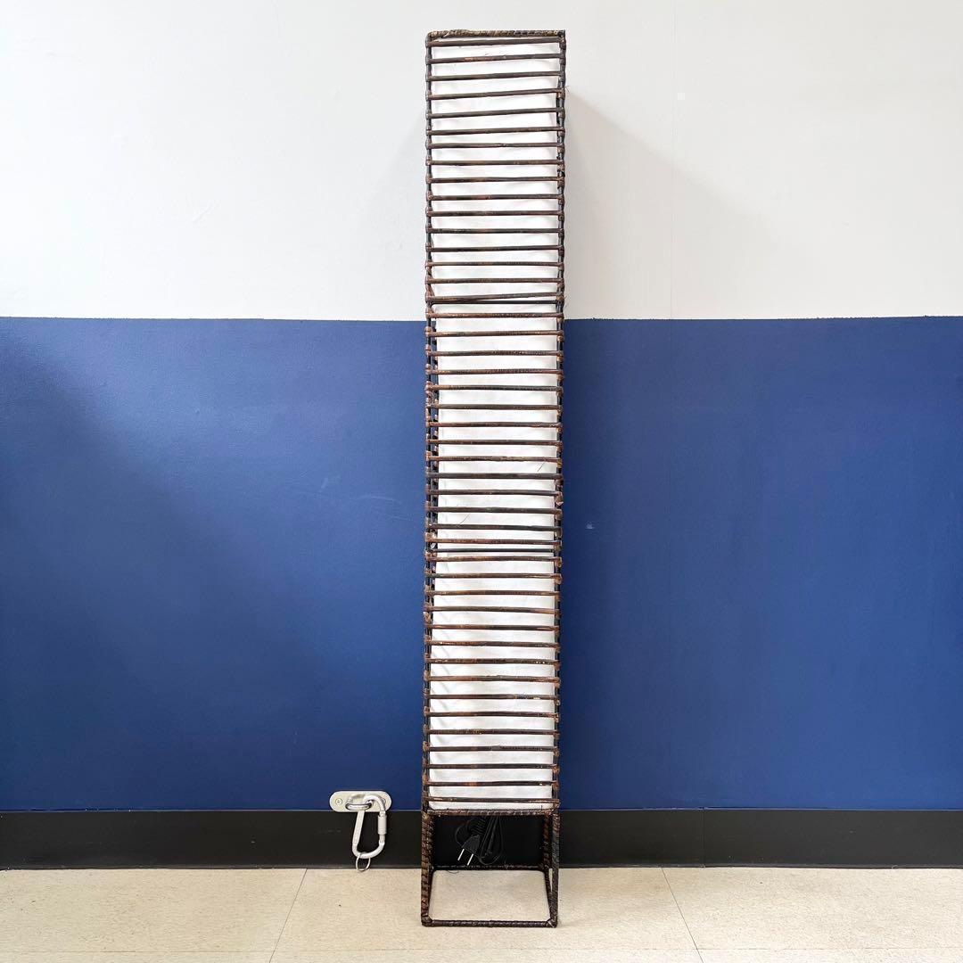 【存在感】間接照明 縦長 ライト 照明 和風 バリ風 紙 スイッチ式