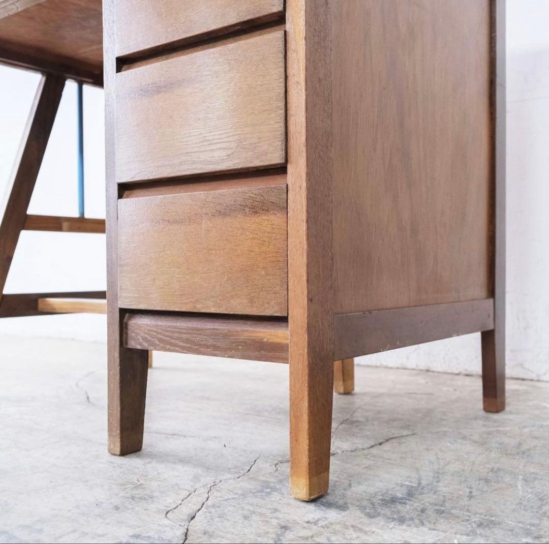 アンティーク片袖デスク　（送料込み）