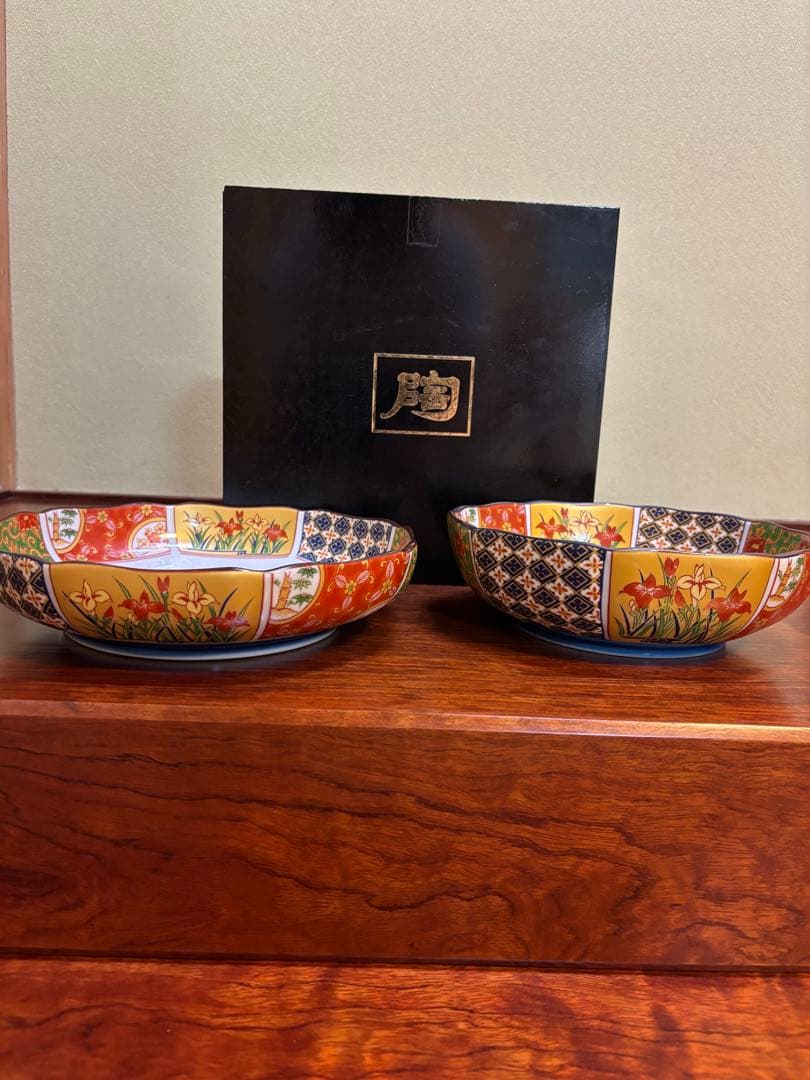 花柄陶器皿2個セット 楽天市場】有田焼 皿 2枚組 セット ペア 取り皿 銘々皿 プレート 菊割