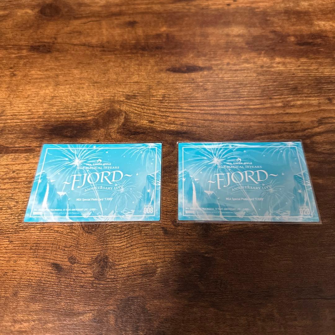 Mrs. GREENAPPLEフォトカードFJORD 008 020 2枚セット - メルカリ