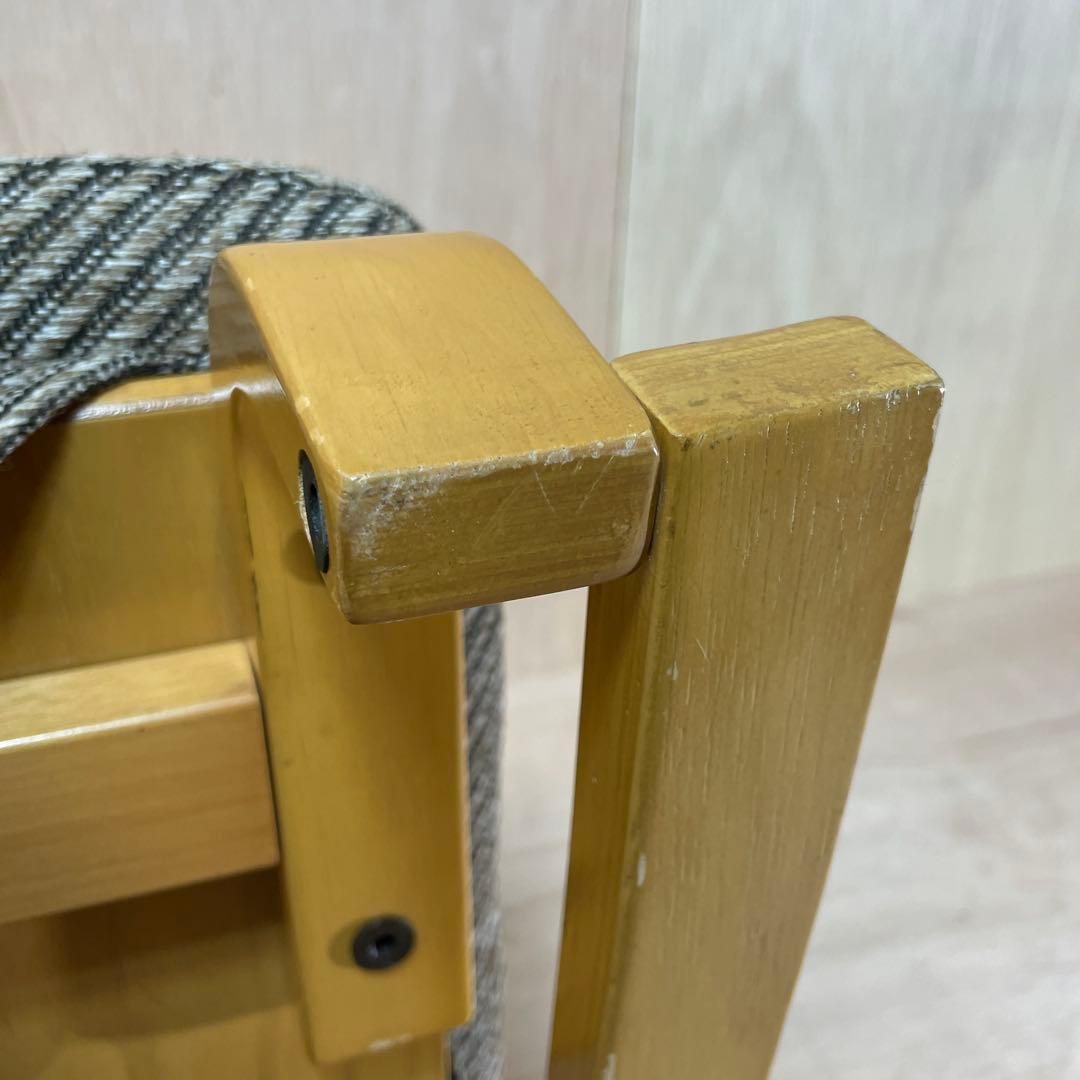 徳島県立工業技術センター　新日本木工　曲木　低座椅子　胡坐楽座椅子　腰痛防止