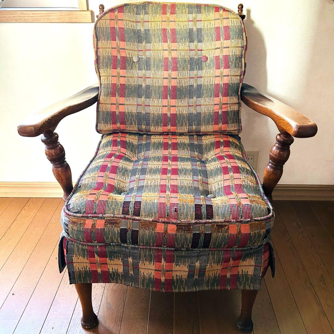 飛騨産業 キツツキ 穂高 オーク材 アーム 1Pソファ ラウンジチェア 1