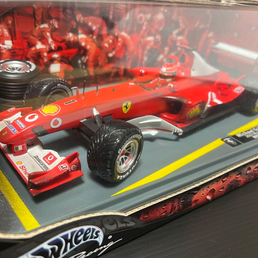 限定品】ホットウィール1/18フェラーリF2003 F1 シューマッハ