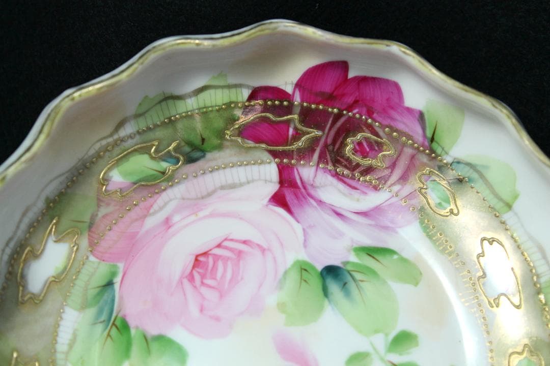 ☆オールドノリタケ【メープルリーフ印】ボウル・小皿 猫脚 骨董品