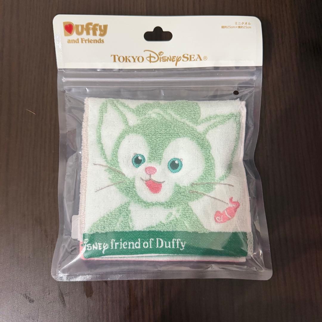 ダッフィーフレンズ ミニタオル ハンカチ ジェラトーニ - メルカリ