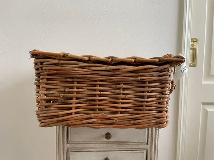 可愛いカゴ　トランク型バスケット　ピクニック