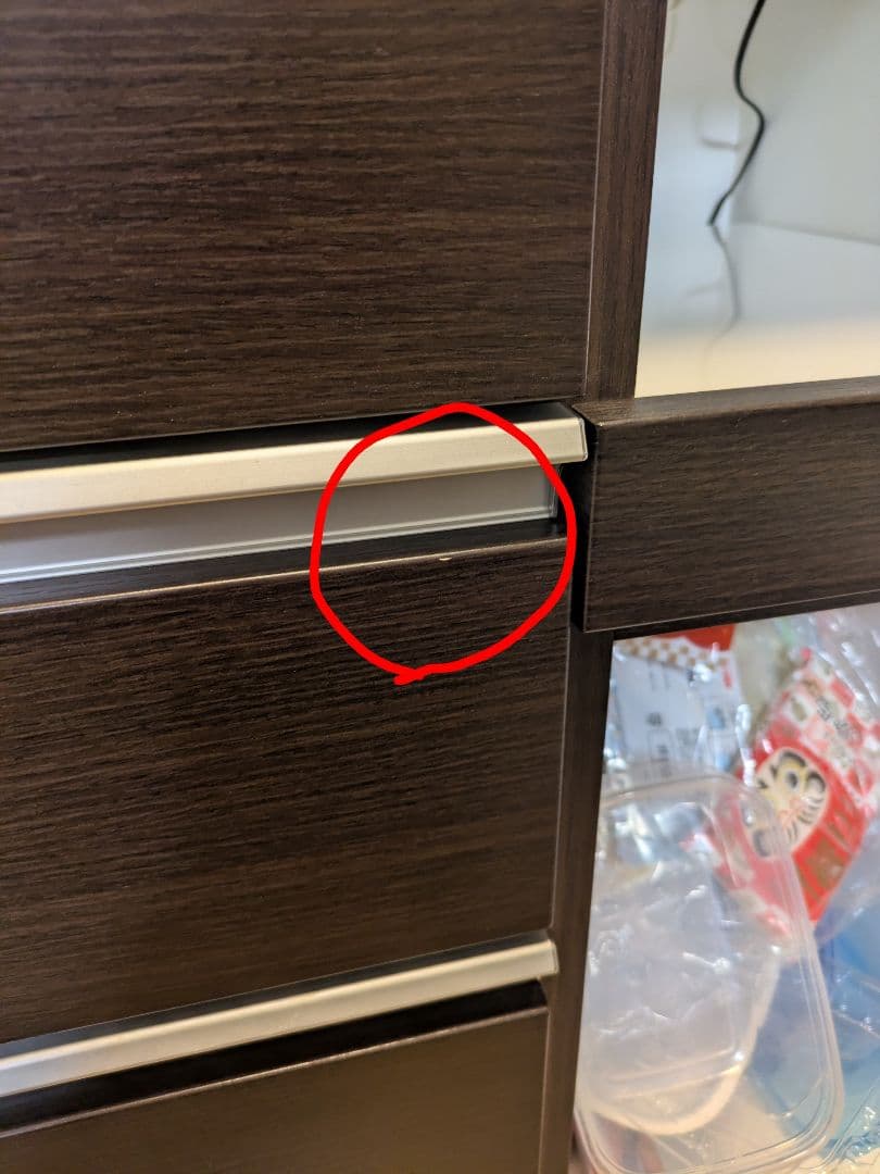 キッチンカウンター(レジューム 90QH-R DBR)