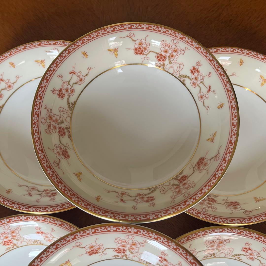 【レア美品】英国製　ウェッジウッド★MALABER★フルーツソーサー6枚