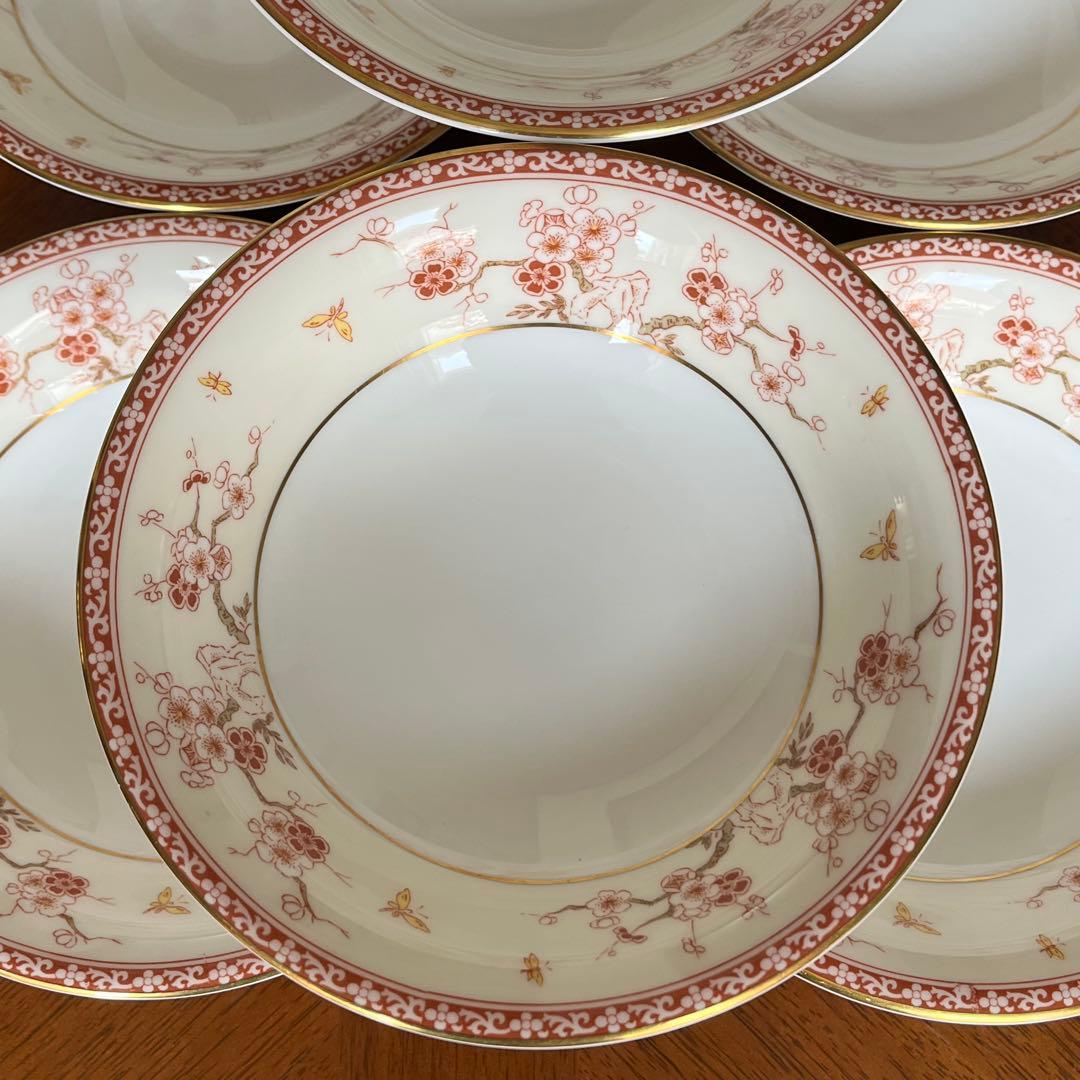 【レア美品】英国製　ウェッジウッド★MALABER★フルーツソーサー6枚