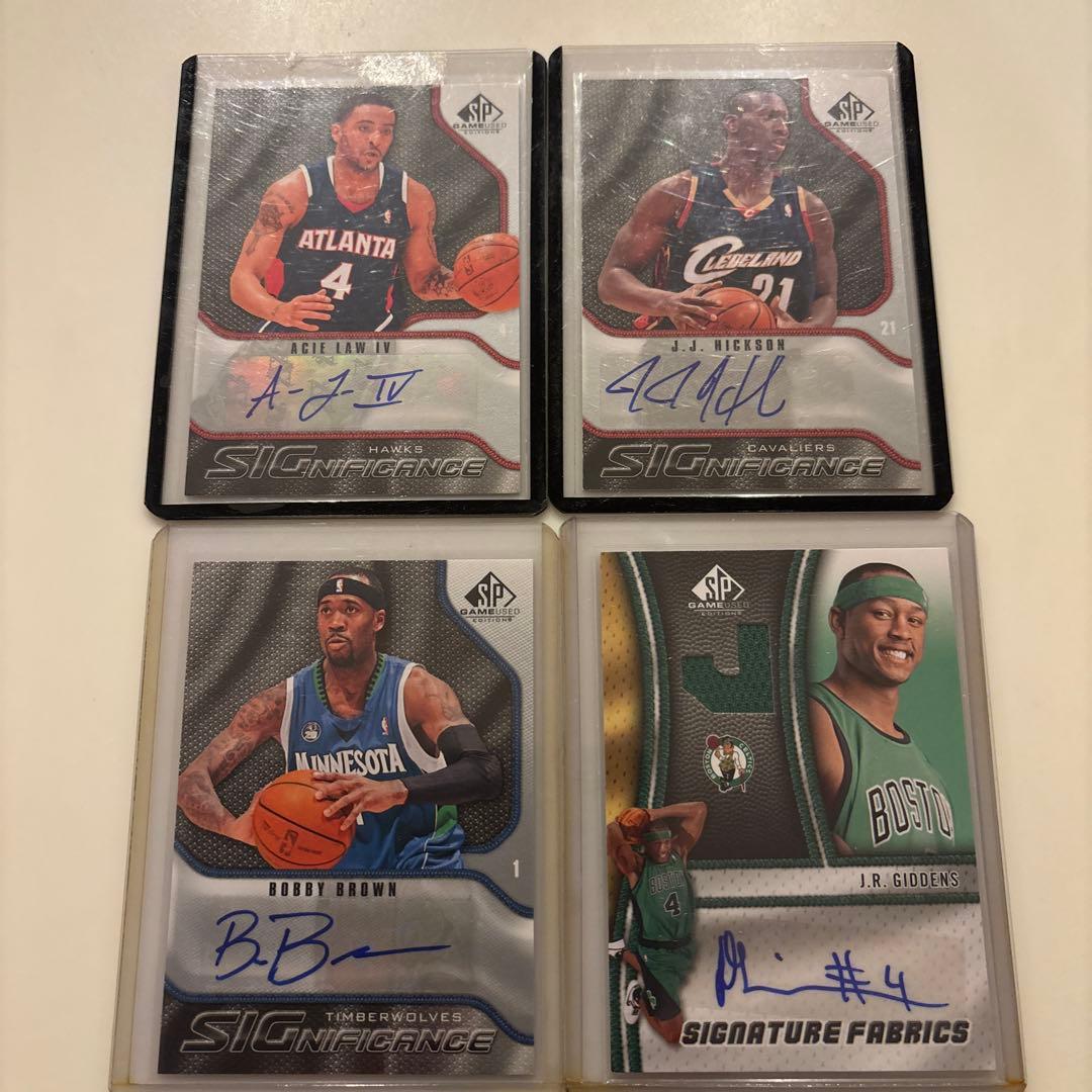 NBA サイン入りトレーディングカード4枚セット - メルカリ