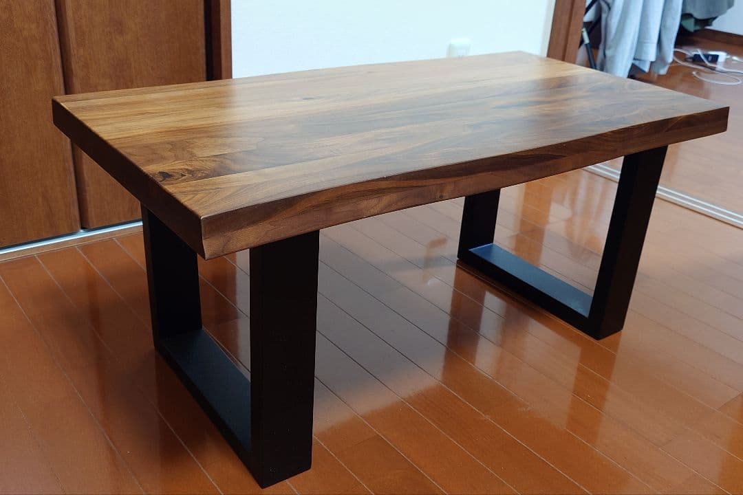 無垢材センターテーブル ブラウン