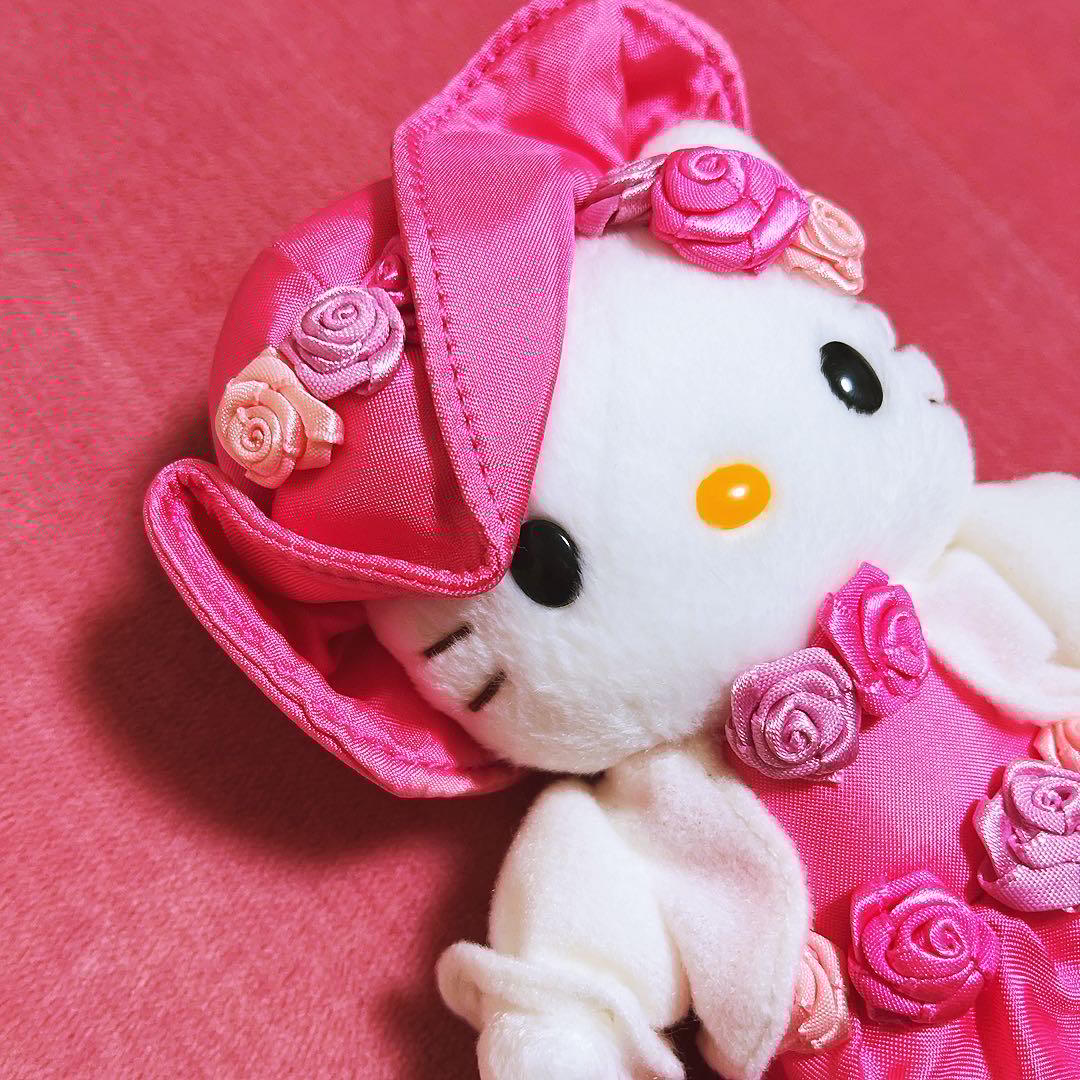 希少レア　ハローキティ　ぬいぐるみ　パステル　2004年製 サンリオ　平成レトロ