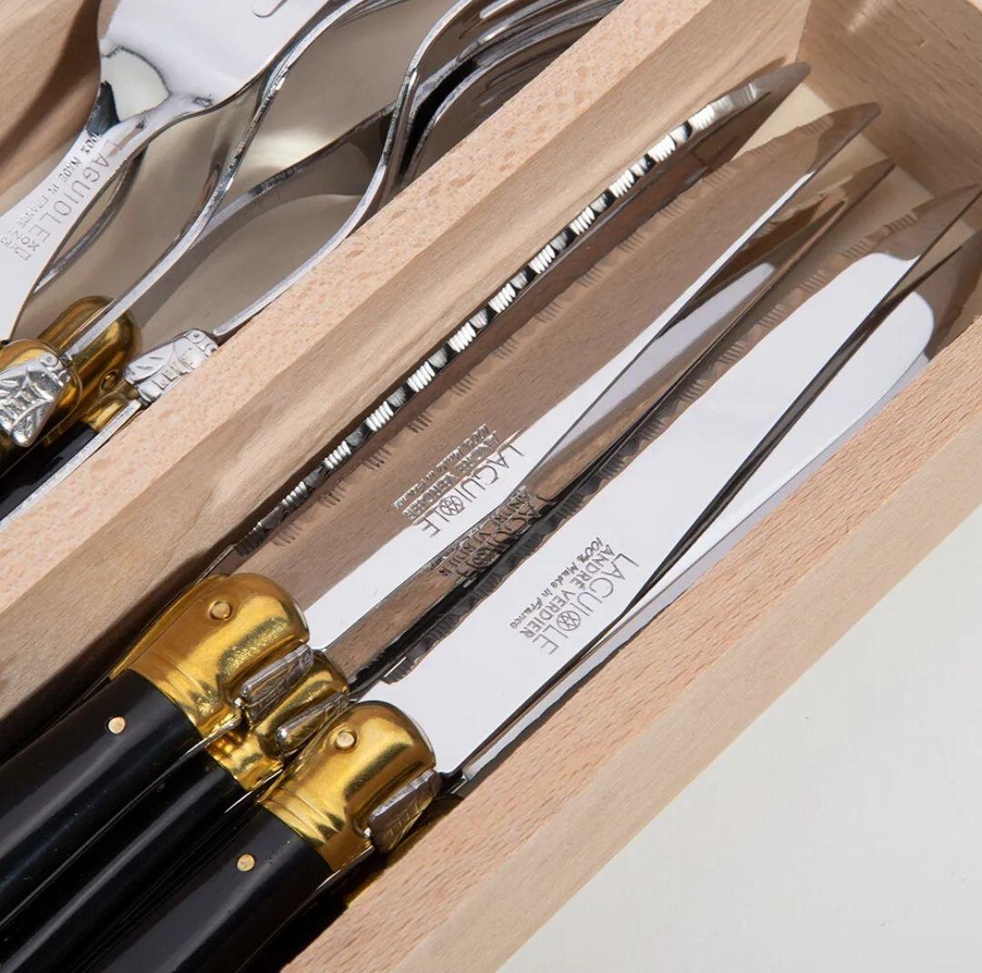 ラギオール　ライヨール　カトラリー　ゴールドハンドル　希少