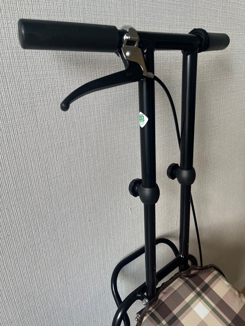 【美品】マキテック シルバーカー スリムムーヴ SX-15 ベージュチェック