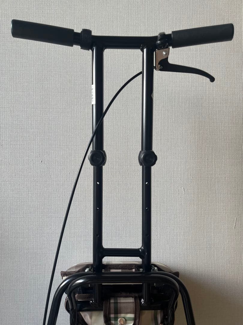 【美品】マキテック シルバーカー スリムムーヴ SX-15 ベージュチェック