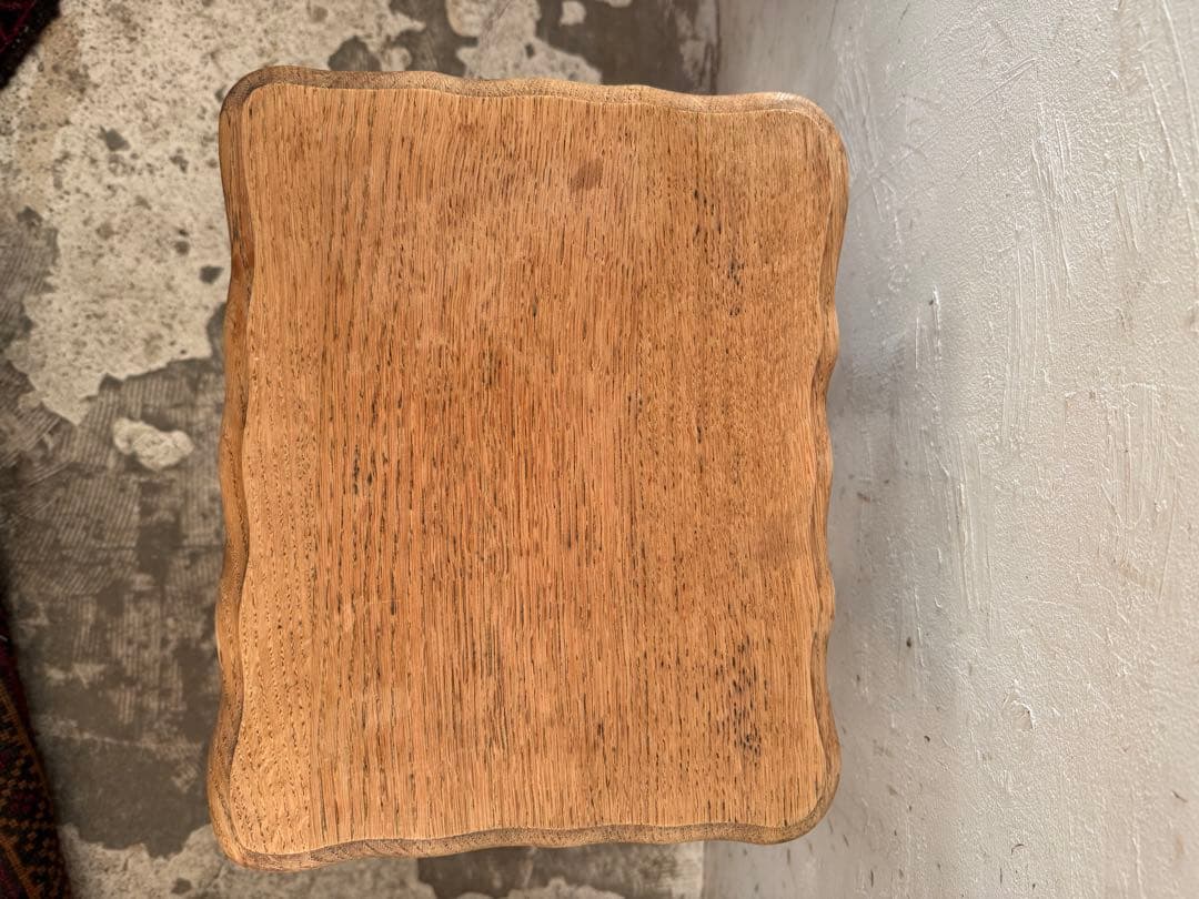 ビンテージ　サイドテーブル ベッドサイドテーブル　小　剥離