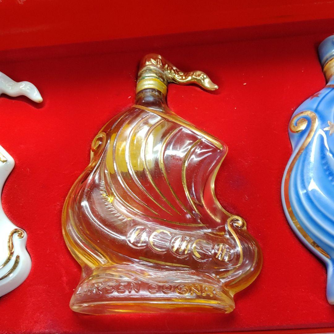 【訳あり】ラーセン バイキングシップ 3本セット 陶器ボトル