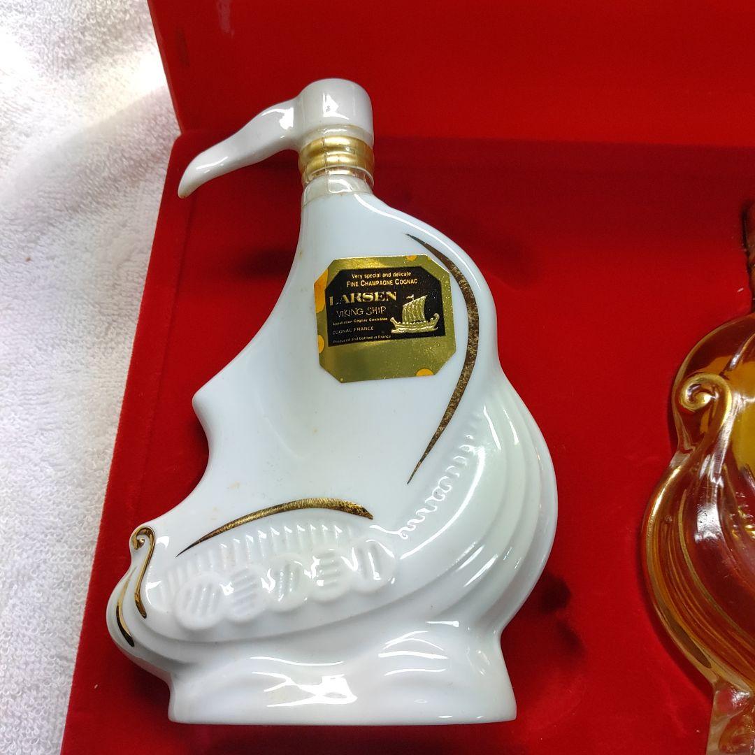 【訳あり】ラーセン バイキングシップ 3本セット 陶器ボトル