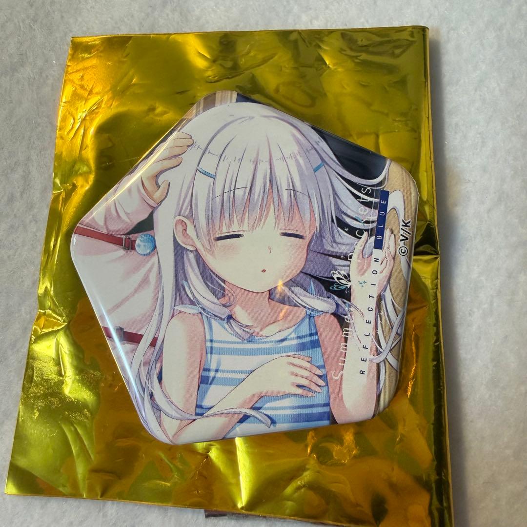 Summer pocketsサマポケ MENU カフェ 缶バッジ しろは 幼少期 - メルカリ