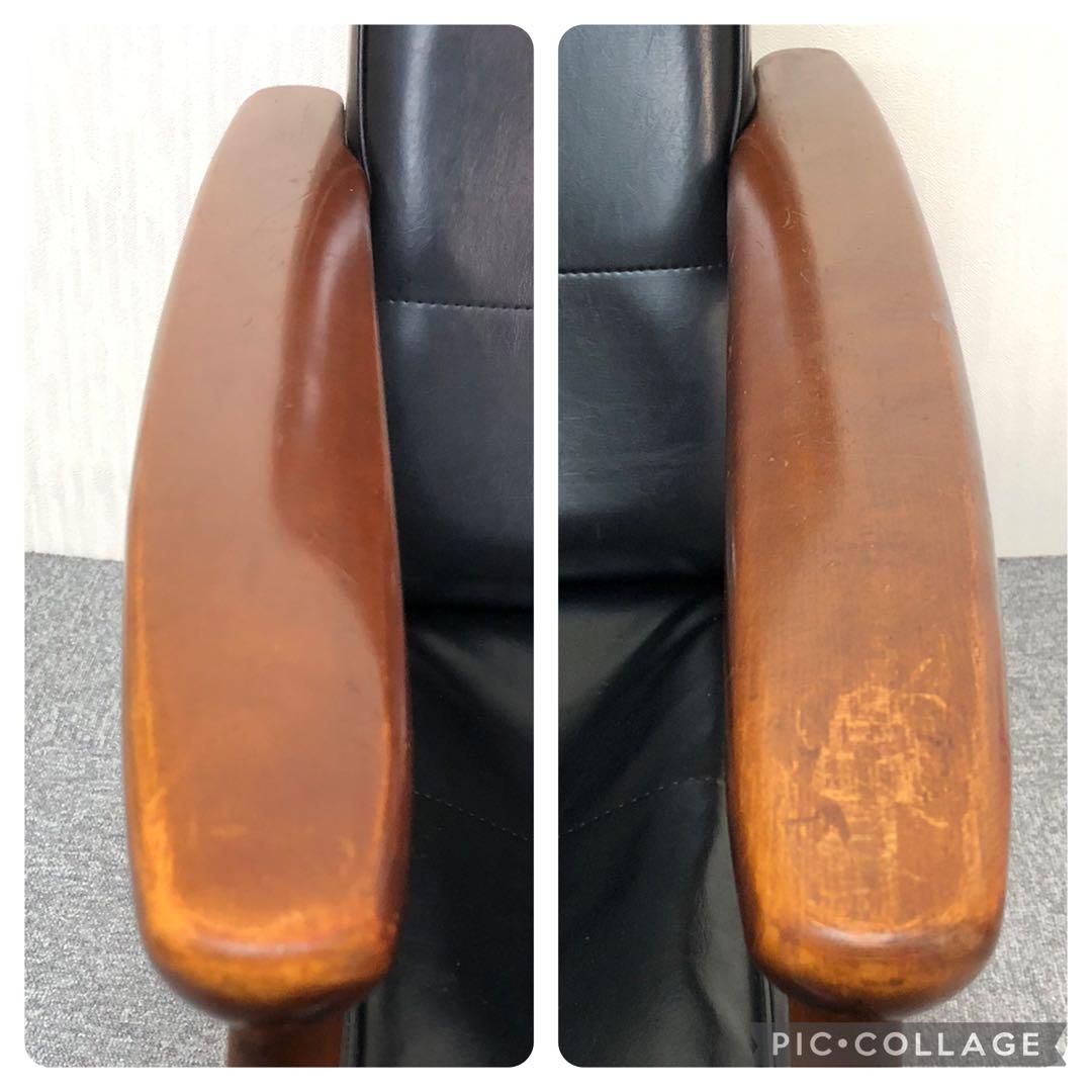 60s~80s Vintage Old カリモク Kチェア ワンシーター 60