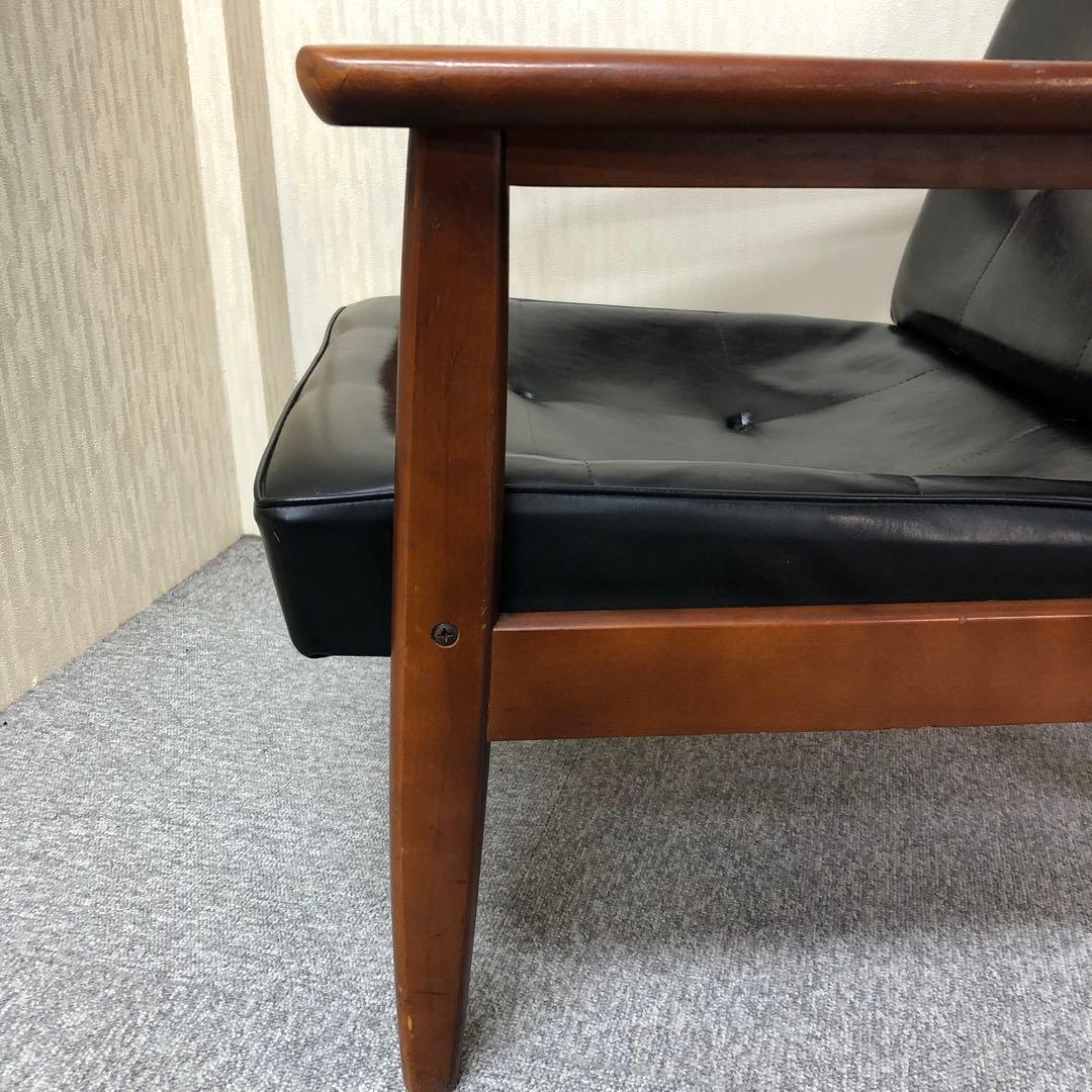 60s~80s Vintage Old カリモク Kチェア ワンシーター 60