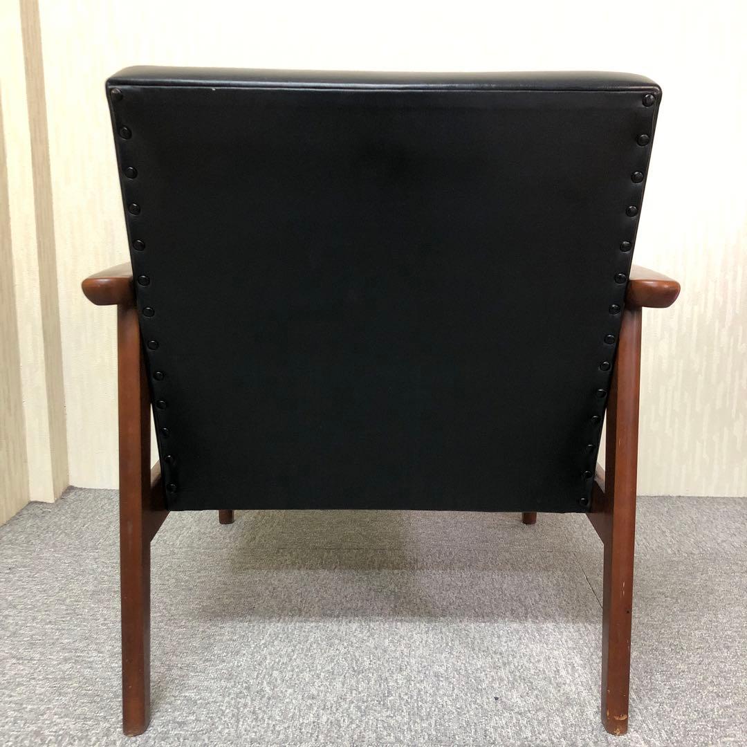 60s~80s Vintage Old カリモク Kチェア ワンシーター 60