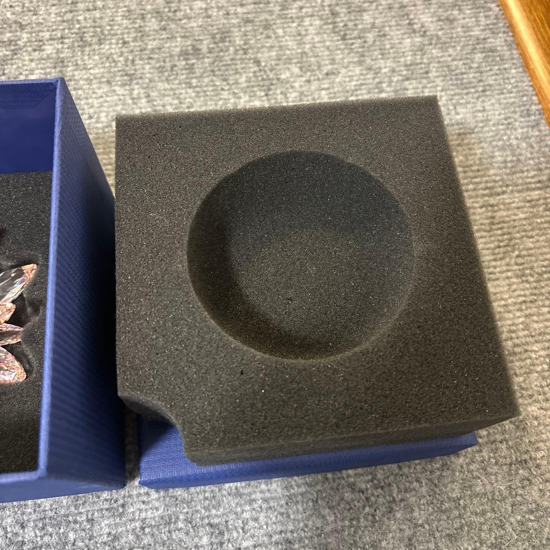 スワロフスキー ハス 置物 蓮