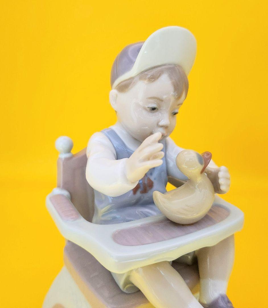 リヤドロ【美品・希少・廃盤】フィギュリン《アヒルちゃん遊びましょう》No6300