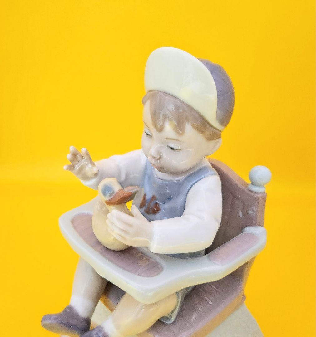 リヤドロ【美品・希少・廃盤】フィギュリン《アヒルちゃん遊びましょう》No6300