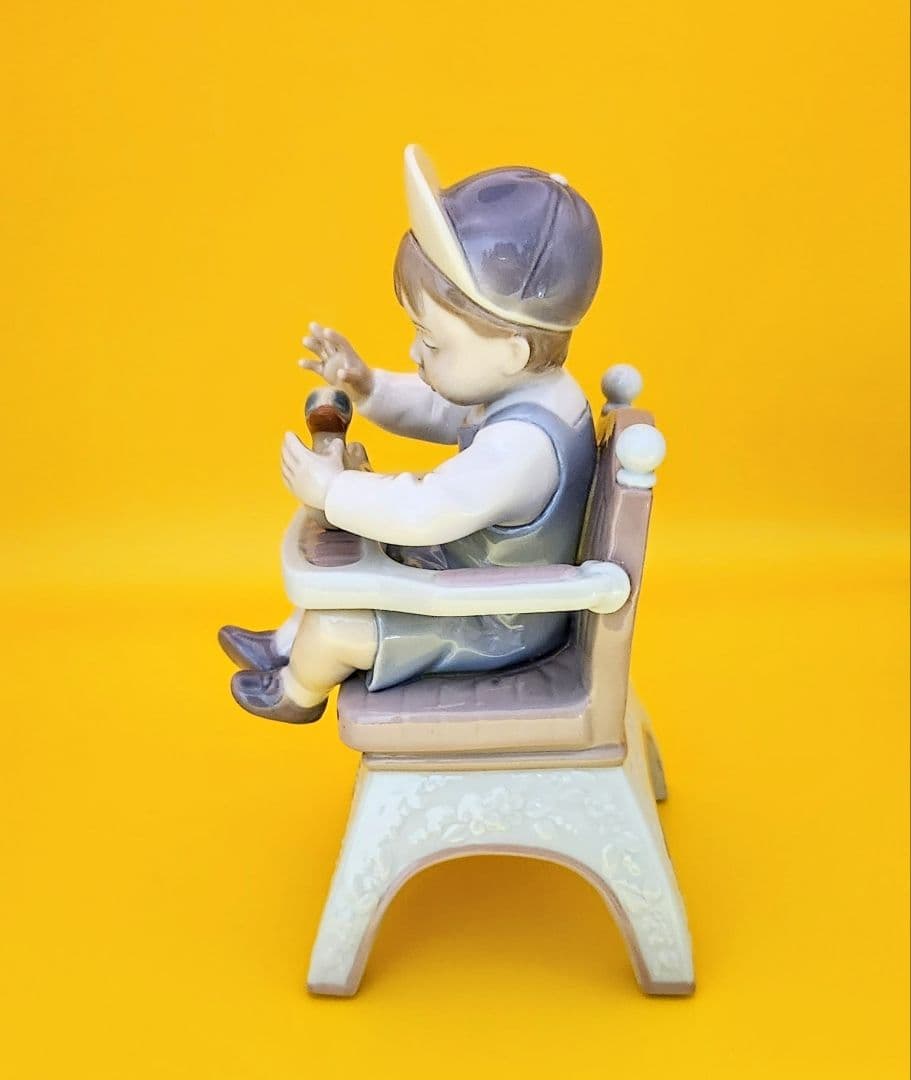 リヤドロ【美品・希少・廃盤】フィギュリン《アヒルちゃん遊びましょう》No6300