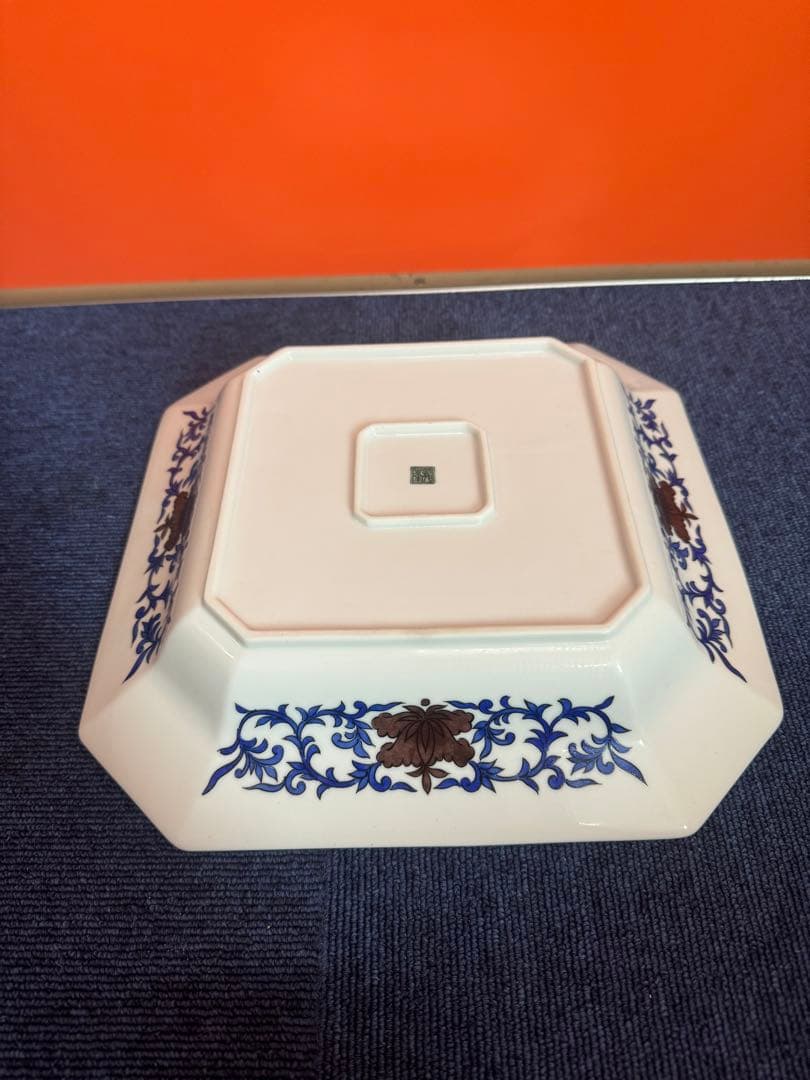 1775 龍峯窯 古九谷手水禽文 大皿 28cm 未使用 - メルカリ