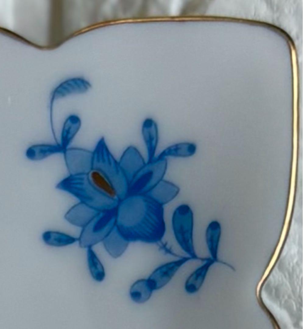 【未使用/箱付】ヘレンド HEREND アポニー豆皿9枚セット（赤青ピンク）希少